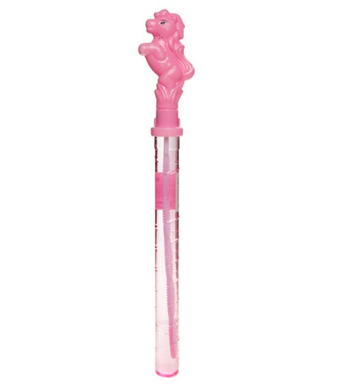 XXL-Seifenblasen mit Pferd - rosa - 38 cm