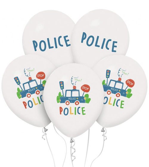 Luftballon-Set "Police" - 5-teilig