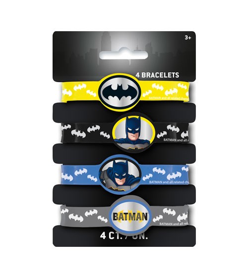Armbänder "Batman" - 4 Stück