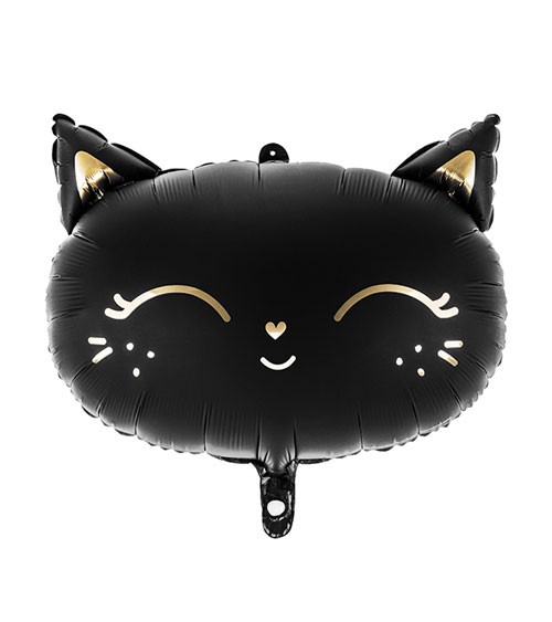 Supershape-Folienballon "Schwarze Katze" - 48 x 36 cm