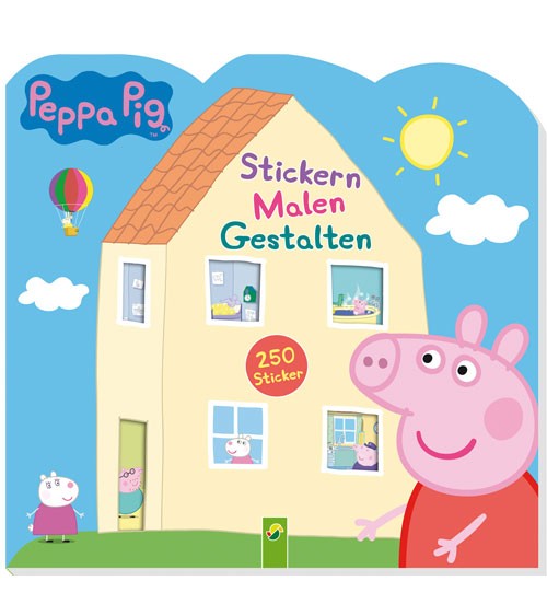 Peppa Pig - Stickern - Malen - Gestalten