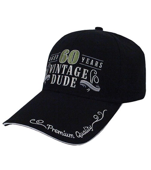 Basecap "Vintage Dude - 60. Geburtstag"