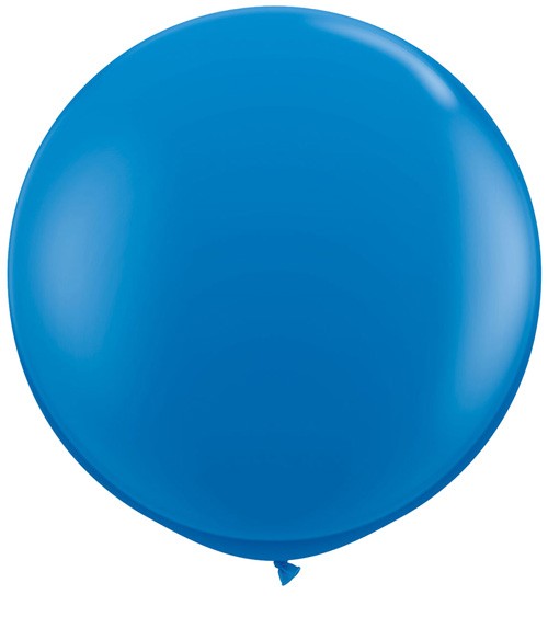 Riesiger Rundballon - dunkelblau - 90 cm