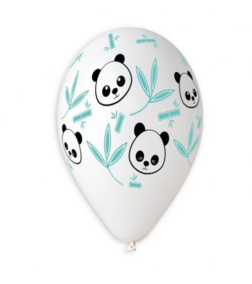 Luftballons "Panda & Bambus" - 5 Stück