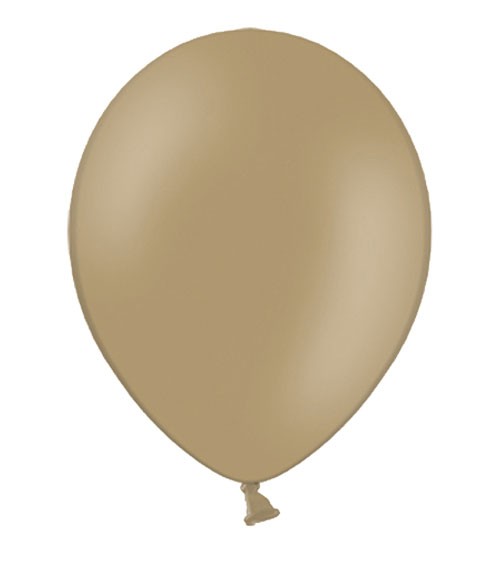 Standard-Luftballons - cappuccino - 10 Stück