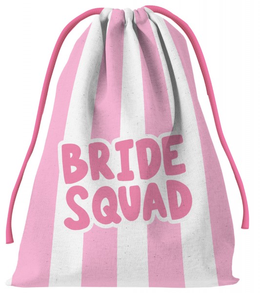 Stoffbeutel "Bride Squad" - 18 x 25 cm