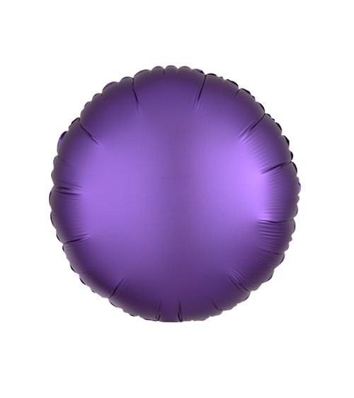 Runder Folienballon „Satin Luxe“ – lila – 43 cm