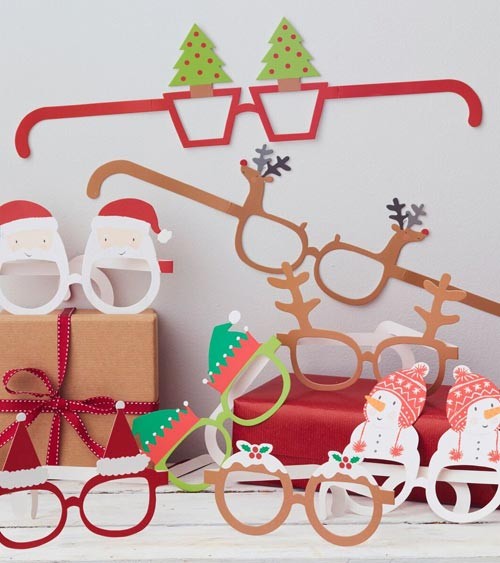 Party-Brillen "Weihnachten" - 8 Stück
