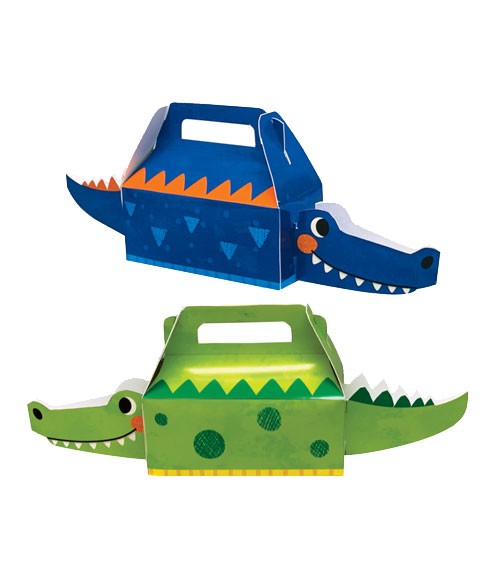 3D-Süßigkeitenboxen "Alligator" - 4 Stück
