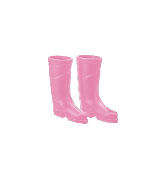 Miniatur Gummistiefel - pink - 1 x 3,5 cm