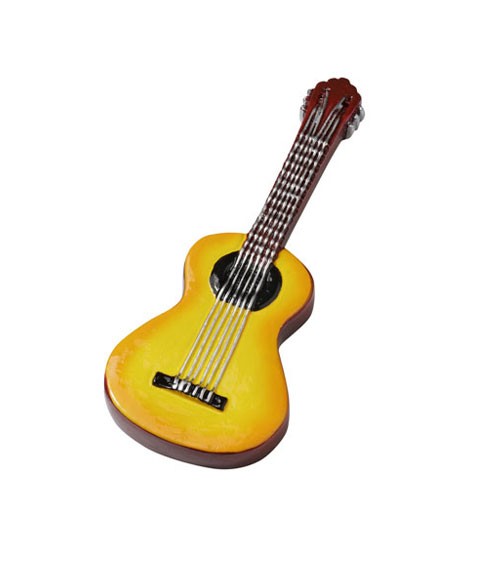 Kleine Gitarre aus Polyresin - 9 cm