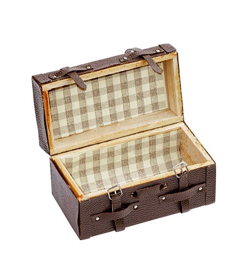 Mini Koffer zum Öffnen - 5,8 x 3 x 3,1 cm