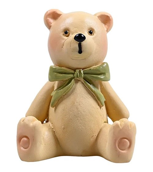 Mini Teddy aus Polyresin - 3,3 x 4 cm