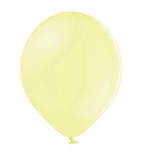 Standard-Luftballons - pastell gelb - 30 cm - 50 Stück