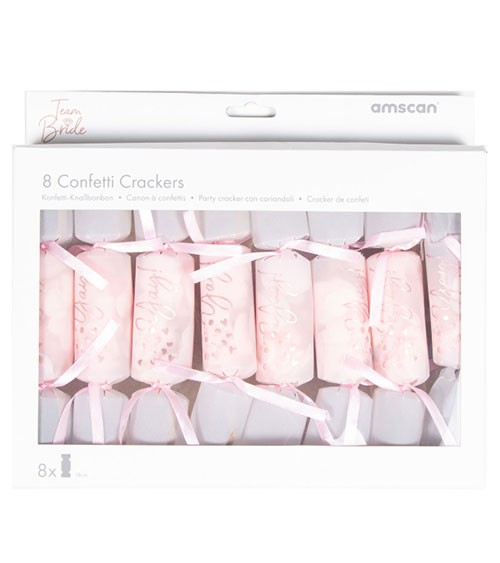 Konfetti-Bonbons "Yay!" mit Herzen - 8 Stück