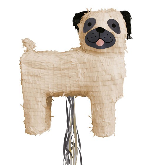 Zieh-Pinata "Hund" - 34 x 40 x 14 cm