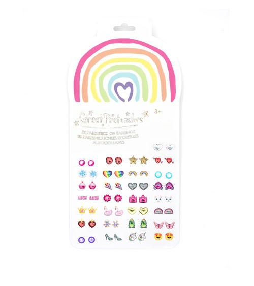 Ohr-Sticker "Rainbow" - 30 Paar