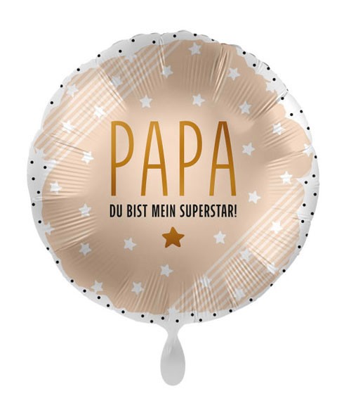 Folienballon "Papa mein Superstar"