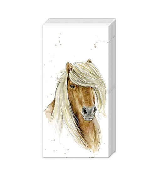 Papiertaschentücher "Farmfriends - Horse" - 10 Stück