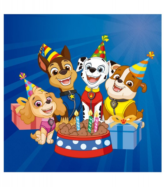 Servietten "Paw Patrol Party" - 20 Stück