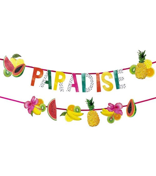 Tropisches Girlanden-Set "Paradise" - 1,5 m - 2-teilig
