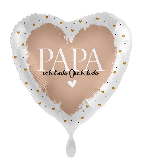 Herz-Folienballon "Papa ich hab Dich lieb"