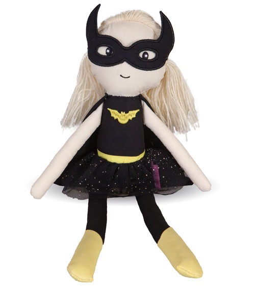 Stoffpuppe "Betty The Batgirl" - 33 cm