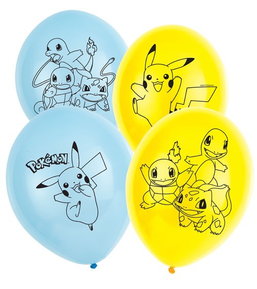 Luftballon-Set "Pokemon" - 6-teilig