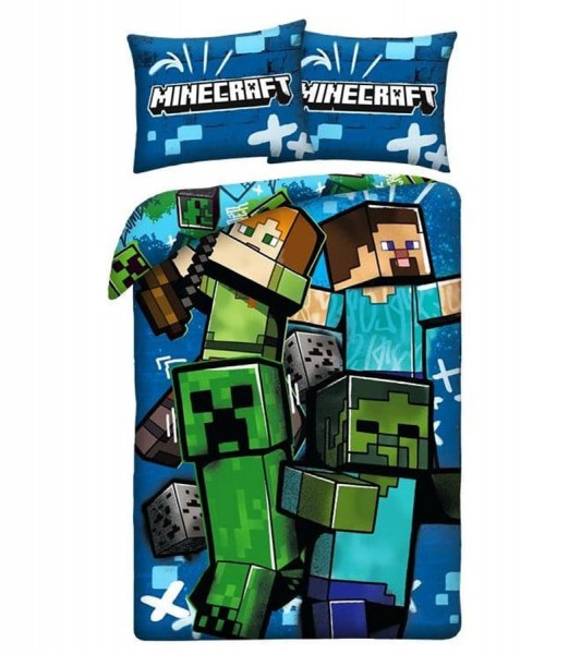 Bettwäsche "Minecraft" - 140 x 200 cm / 70 x 90 cm