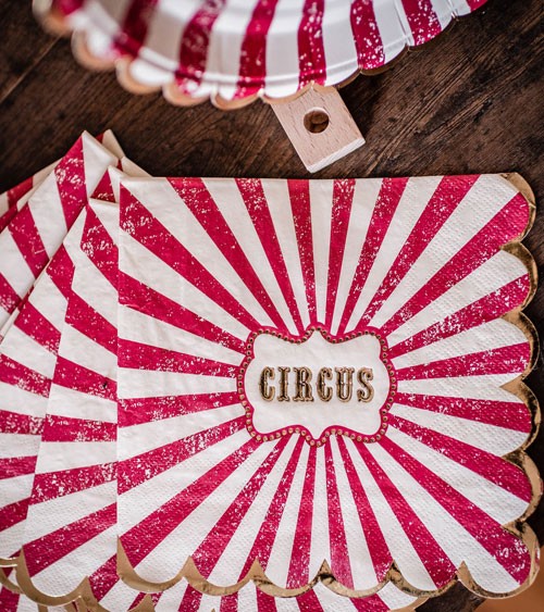 Servietten "Circus Vintage" - 16 Stück