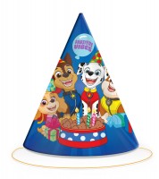 Partyhüte "Paw Patrol Party" - 6 Stück