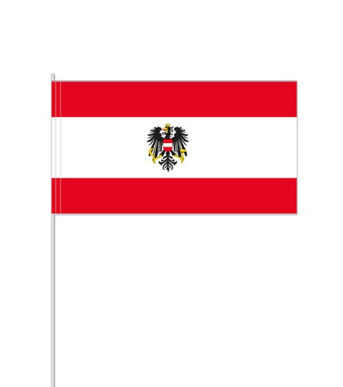 Papierflaggen "Österreich" - 10 Stück