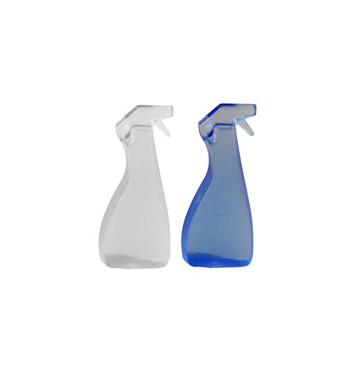 Mini Putzflaschen-Set aus Kunststoff - 1,2 x 2,3 cm - 2-teilig