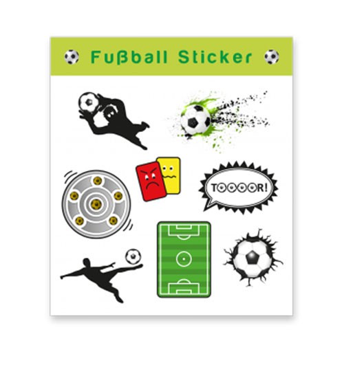 Sticker "Fußball" - 1 Bogen