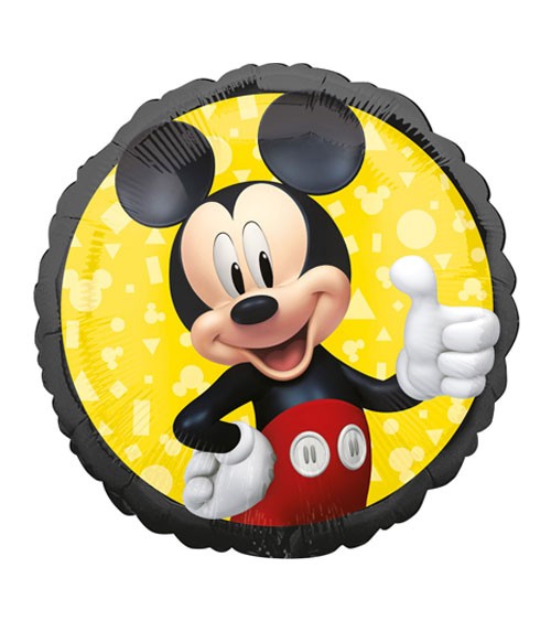 Runder Folienballon "Mickey Mouse" - 43 cm