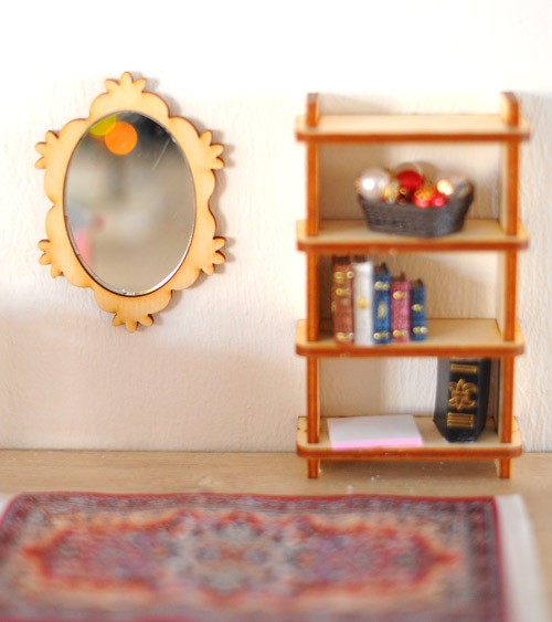 DIY Mini Wichtel-Spiegel - 6 x 8,5 cm