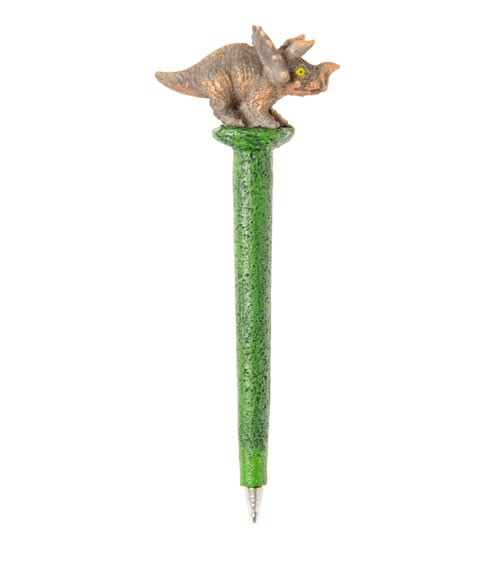 Kugelschreiber mit Dinosaurier - aus Polyresin - sortiert