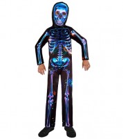 Kinderkostüm "Neon Skeleton Boy" - 100% recycelt