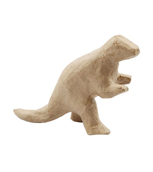 Dinosaurier aus Pappmaché zum Bemalen - 13 cm