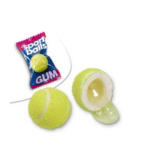 Tennisball Kaugummi - gefüllt - 5 g