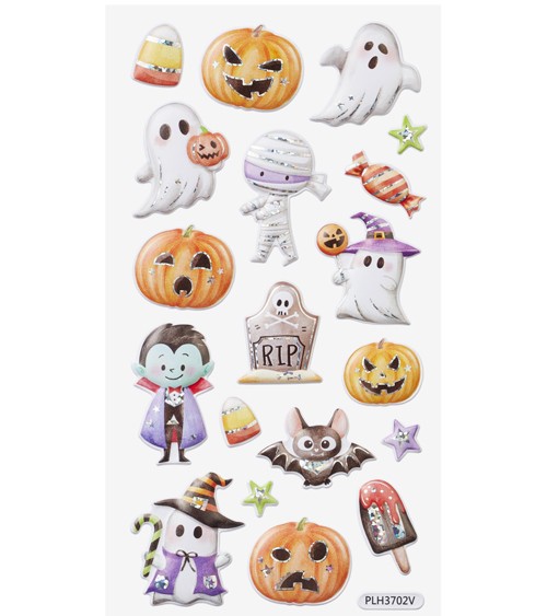 Softy-Sticker "Halloween" - 1 Bogen