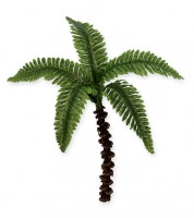 Kleine Palme aus Kunststoff - 11 cm