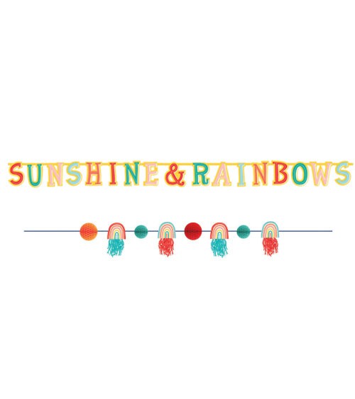 Girlanden-Set "Sunshine & Rainbows" - 2-teilig