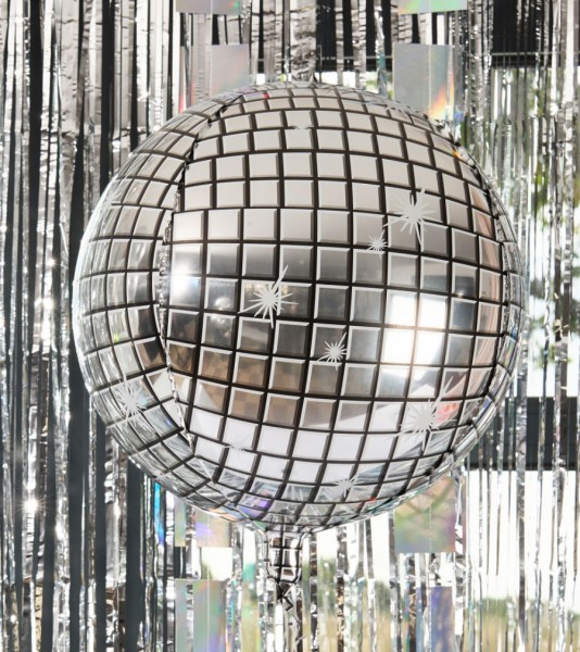 Supershape-Folienballon "Discokugel" - 56 cm