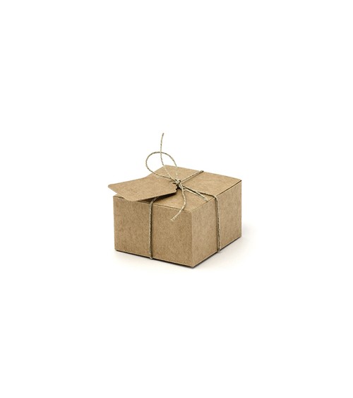 Kraftpapier-Geschenkschachtel-Set - 21-teilig