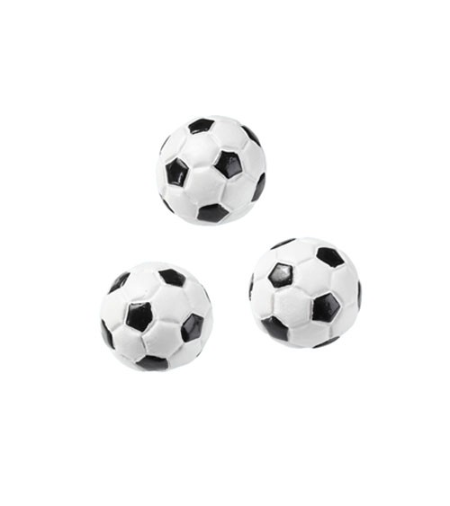 Streuteile "Fußball" - 2D - 2 cm - 3 Stück