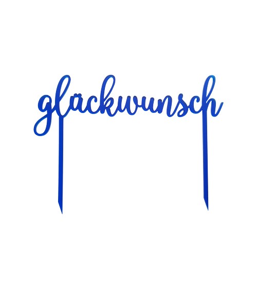 Dein Cake-Topper "Name Script" aus Acryl - Wunschtext