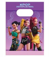 Partytüten aus Papier "KPop Demon Hunters" - 4 Stück