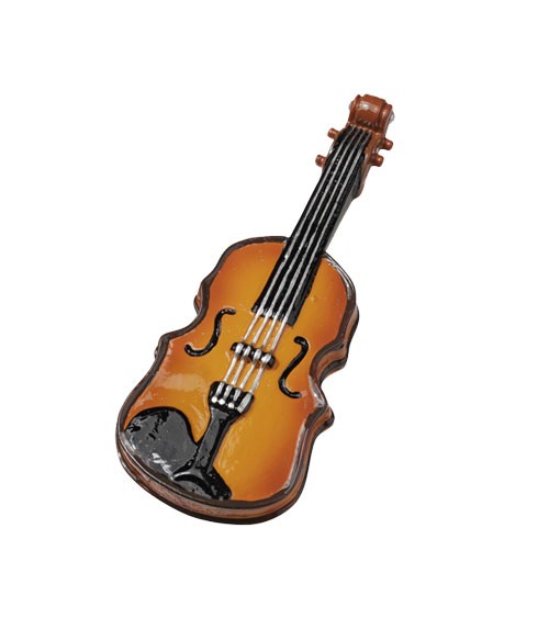 Kleine Geige aus Polyresin - 9 cm