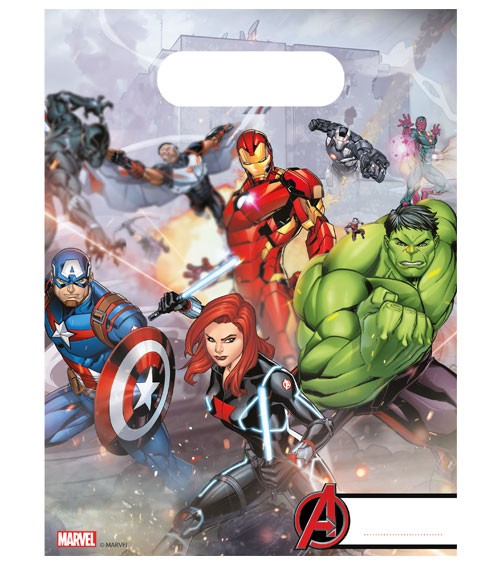Partytüten "Mighty Avengers“ - 6 Stück